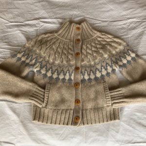 LL Bean Signature Fair Isle Cardigan